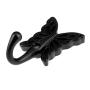 Dophee 5Pcs Black Vintage Bronze Butterfly Wall Door Hooks Hanger Clothes Coat Hat Holder