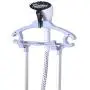HOMCOM Fabric Garment Steamer for Clothes, Hanging Full Size, 2 Liter, 1350W, 11 Level Steam Adjustment - Red