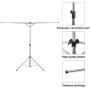Mapsoul Indoor&Outdoor Multipurpose Durable Stainless Foldable Garment Racks Household Large Stable Adjustable High Capacity Heavy Duty Clothes Hanger Collapsible Laundry Drying Rack