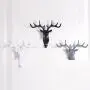 Hot Sale!DEESEE(TM)????????Deer head Self Adhesive Wall Door Hook Hanger Bag Keys Sticky Holder (White) Hot Sale!DEESEE(TM)????????Deer head Self Adhesive Wall Door Hook Hanger Bag Keys Sticky Holder (White)