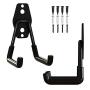 Garage Storage Hooks, Utility Wall Hooks, Heavy Duty Garage Hooks and Hangers for Hanging Power Garden Tools, Garage Tool Organizers and Storage, 2 Pack