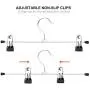 SAVICOS Pants Hangers - 20 PCS Skirt Hangers Pants Hanger with Clips Metal Pant Hangers Space Saving for Pants Skirts Clothes SAVICOS Pants Hangers - 20 PCS Skirt Hangers Pants Hanger with Clips Metal Pant Hangers Space Saving for Pants Skirts Clothes