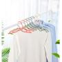 MOMSIV Foldable Travel Hangers - 8pcs Portable Clothes Hangers Non-Slip Lightweight Drying Rack for Travel and Home Use (Random Color)