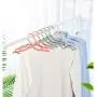 MOMSIV Foldable Travel Hangers - 8pcs Portable Clothes Hangers Non-Slip Lightweight Drying Rack for Travel and Home Use (Random Color)