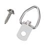 D Ring Picture Hangers 100-Pack Heavy Duty with Screws for Picture Painting Frame Cross-Stitch D Ring Picture Hangers 100-Pack Heavy Duty with Screws for Picture Painting Frame Cross-Stitch