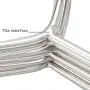 xucoo 50 Pack Clothes Hangers Stainless Steel Strong Metal Wire Hangers Diameter 16.5 Inch xucoo 50 Pack Clothes Hangers Stainless Steel Strong Metal Wire Hangers Diameter 16.5 Inch