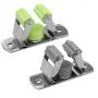 Pasking Mop Broom Holder, Stainless Steel Wall Mounted Organizer Non-Slip Screws or Self Adhesive Storage Rack Hangers for Bathroom Kitchen 2Pcs Pasking Mop Broom Holder, Stainless Steel Wall Mounted Organizer Non-Slip Screws or Self Adhesive Storage Rack Hangers for Bathroom Kitchen 2Pcs