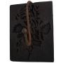 Indianshelf Handmade 1 Artistic Vintage Brown Wooden Block Wall Hooks Hangers/Clothes Hooks Wall Mount