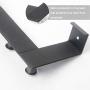 WEBI Over The Door Hook,Over The Door Towel Rack with 6 Hooks for Hanging Coats,Door Coat Hanger Over Door Coat Rack for Bathroom,Behind Back of Door,Black