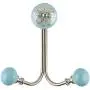 Indianshelf Handmade 1 Artistic Vintage Turquoise Iron Strewn Flat Rail Hooks Hangers/Coat Hooks Hardware Indianshelf Handmade 1 Artistic Vintage Turquoise Iron Strewn Flat Rail Hooks Hangers/Coat Hooks Hardware