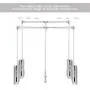 GOTOTOP Wardrobe Hanger, Aluminum Closet Storage Organizer Clothes Hanger Adjustable Pull-Down Closet Rod Wardrobe Lift Organizer (600-830mm) GOTOTOP Wardrobe Hanger, Aluminum Closet Storage Organizer Clothes Hanger Adjustable Pull-Down Closet Rod Wardrobe Lift Organizer (600-830mm)