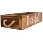 MAINEVENT Nice Butt Bathroom Decor Box, 2 Sides - Funny Gift, Funny Toilet Paper Holder Perfect for Farmhouse Bathroom Decor, Toilet Paper Storage, Rustic Bathroom Decor, or Diaper Organizer (Brown)