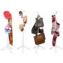 Milliard Kids Coat Tree Rack Hanger Wooden White Rack Organizer Furniture