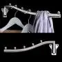 shlutesoy Stainless Steel Wall Mount Clothes Hanger Rack Hook Swing Arm Ball Rotary Holder - 1 shlutesoy Stainless Steel Wall Mount Clothes Hanger Rack Hook Swing Arm Ball Rotary Holder - 1