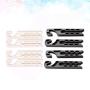 Hemobllo Car Air Vent Hook Hanger Car Hook Organizer Hanger for Key, Cell Phone, GPS, Earphone, Glasses and Cables 8Pcs (Black+White)