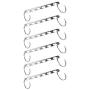 6pcs Clothes Hanger Hanging Chain Stainless Cloth Closet Shirts Tidy Save Space Organizer Magic Hangers for Clothes