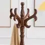 JUFU Coat Rack Coat Rack, Home Floor-Standing Wooden Hangers Bedroom Living Room Vertical Clothes hat Storage Rack, (Color : Walnut Color) JUFU Coat Rack Coat Rack, Home Floor-Standing Wooden Hangers Bedroom Living Room Vertical Clothes hat Storage Rack, (Color : Walnut Color)
