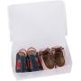 kilofly 10 Kids Women Smart Storage Containers Foldable Clear Shoe Boxes Set