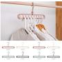 10PC Random Color Hangable Decoration Space Saver Wonder Clothing Wardrobe Hangers Holder Magic Clothes Hangers Closet Organizer Hook Racks