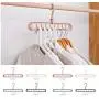 10PC Random Color Hangable Decoration Space Saver Wonder Clothing Wardrobe Hangers Holder Magic Clothes Hangers Closet Organizer Hook Racks