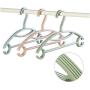 10pcs Colorful Hanger Trousers Clothes Outdoor Non-Slip Children Kids Baby Arc Hook Rack Drying Clothes Portable Plastic Tool Random Color 10pcs Colorful Hanger Trousers Clothes Outdoor Non-Slip Children Kids Baby Arc Hook Rack Drying Clothes Portable Plastic Tool Random Color