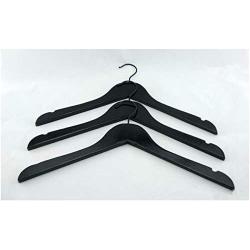 5pcs Luxury Black Wooden Hanger for Clothes Blouse Shirts