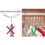 SURPRIZON Metal Magic Hangers Space Saving Clothes Hangers Organizer Smart Closet Space Saver with Sturdy Stainless Steel for Heavy Clothes (13 Pack)