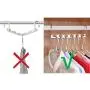 SURPRIZON Metal Magic Hangers Space Saving Clothes Hangers Organizer Smart Closet Space Saver with Sturdy Stainless Steel for Heavy Clothes (13 Pack)