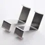 Newest 2PC Door Hook Stainless Kitchen Cabinet Clothes Hanger Levert Dropship dig6928 (Silver)