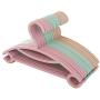 KYCPTNFJ 20 Pcs Plastic Durable Hangers for Clothes Home Non-Slip Windproof Seamless Dry Wet Clothes Hangers