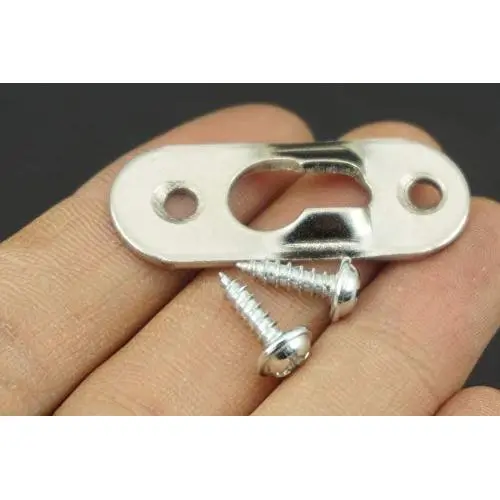 Ochoos 20pcs/lot Heavy Duty Stainless Steel Picture Hangers Keyhole Picture Frame Hanger & 40pcs Screws Ochoos 20pcs/lot Heavy Duty Stainless Steel Picture Hangers Keyhole Picture Frame Hanger & 40pcs Screws
