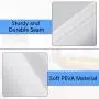 Zilink Shoulder Covers for Clothes (Set of 15) Breathable Garment Dust Covers Protectors with 2" Gusset for Suit, Coats, Jackets, Dress Closet Storage