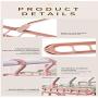 10pcs Random Color Nine-Hole Rotating Multi-Function Folding Hanger Clothes Coat Hanger Baby Hangers Hangers for Clothes Kids Hangers Closet Rod