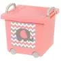 IRIS Baby Toy Storage Box, Pink IRIS Baby Toy Storage Box, Pink