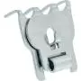 High & Mighty 515316 Tool Free Picture Hanger, 2 Pieces 60LB Limit, Silver