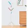 ZHWEI Simple Bedroom Coat Rack Solid Wood Hangers Landing Clothes Rack Household Simple Modern Stable Durable (Color : Multi-Colored)