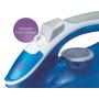 Panasonic NI-M300TA 1500W Advanced Titanium Coated Sole Plate, Vertical, Blue/White Steam/Dry Iron