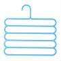 LFSHYP Clothes Hangers Pants Clothes Hangers Holders Multifunction Trousers Hanger Storage Rack Clothes Hanger Tie Scarves Belt Towel Non-Slip Magic Hanger 1pc A3