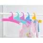 LOVIVER Baby Kids Children Plastic Hangers Coat Clothes Outfit Kids Hangers - 5 Pcs Orange and 5 Pcs Purple