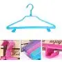Dsxnklnd 10pcs Heavy Duty Clothes Hangers Drying Rack Antiskid Closet Organizer with Hooks 40cm