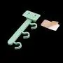 uxcell Plastic Home 6 Hooks Foldable Wall Sticker Clothes Hanger Hook 2pcs Light Green uxcell Plastic Home 6 Hooks Foldable Wall Sticker Clothes Hanger Hook 2pcs Light Green