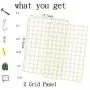 BULYZER Grid Wire Panel Board,Wall Picture Decoration for Room Clip Photo Holder Photograph Mat Hanging Art Display Frames Desk Storage Organizer,25.6 x 17.7‘’（2Pack） (Gold)