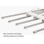 XMZFQ Stainless Steel Pants Hangers Multi-Layers Adjustable Magic Hangers Closet Space Saving,for Jeans, Pants, Trousers, Ties, Scarf,White