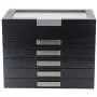 60 Piece Black Ebony Wood Pen Display Case Storage and Fountain Pen Collector Organizer Boxes with Glass Window Six Level Display Case with Drawers 60 Piece Black Ebony Wood Pen Display Case Storage and Fountain Pen Collector Organizer Boxes with Glass Window Six Level Display Case with Drawers