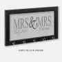 Mrs & Mrs Key Holder, Lesbian Gift, Gay Gift, Lesbian Wedding Gift, Gay Wedding Gift, Key Hanger, Wall Key Rack, Wall Key Holder, Key Holders, Personalized Gift, Home, Housewarming Gift, Wedding Gift