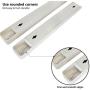 PartLove Wall Mounted Folding Clothes Hanger New Aluminum Home Clothes Storage Save Space Sturdy and Not Falling Off Great for Laundry Room Bedroom Cabinet