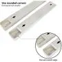 PartLove Wall Mounted Folding Clothes Hanger New Aluminum Home Clothes Storage Save Space Sturdy and Not Falling Off Great for Laundry Room Bedroom Cabinet
