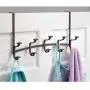 mDesign Decorative Metal Over Door 10 Hook Storage Organizer Rack - for Coats, Hoodies, Hats, Scarves, Purses, Leashes, Bath Towels, Robes, Mens and Womens Clothing - Bronze mDesign Decorative Metal Over Door 10 Hook Storage Organizer Rack - for Coats, Hoodies, Hats, Scarves, Purses, Leashes, Bath Towels, Robes, Mens and Womens Clothing - Bronze