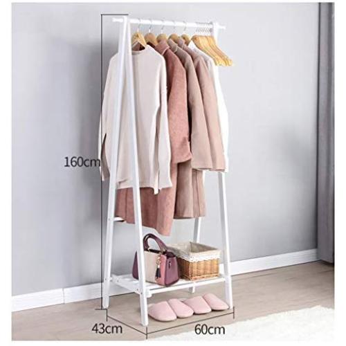 WYQSZ Coat Rack Floor Bedroom Simple Hanger Floor Rack Clothes Rack Rack Hanger - Coat Rack 8563 (Color : A, Size : 60160cm)