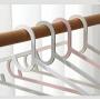 Household Non-Slip Hangers Plastic Seamless Clothes Hangers Windproof Childrens Hangers (1 Pcs),S